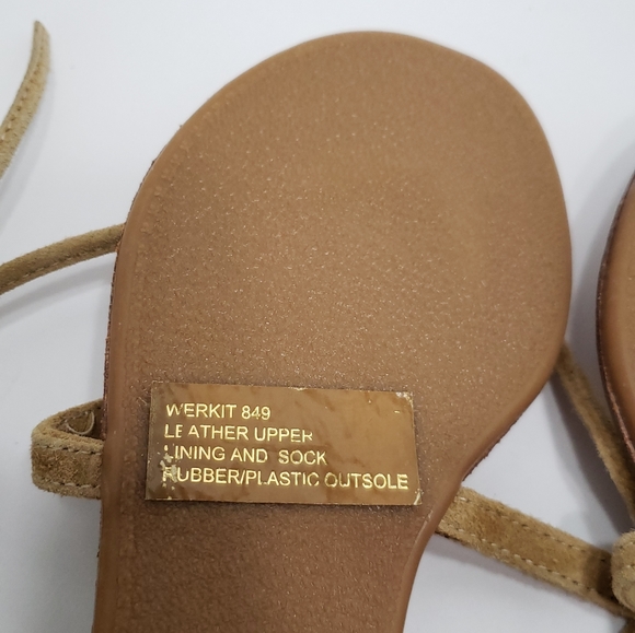 Steve Madden Werkit Suede Leather Leg Wrap Sandal - Picture 7 of 7